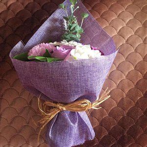 Soap flower bouquet bouquet Mother's Day